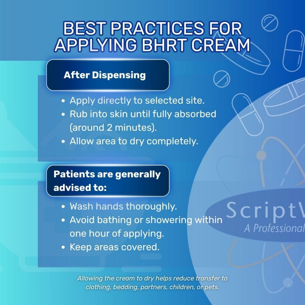 How to Apply Hormone Cream: Best Practices for Applying BHRT Cream