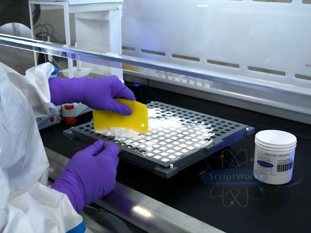 Compounded Medication Preparation in Lab