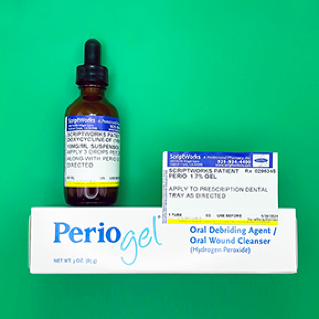 Dye Free Doxycycline 10mg Topical Gel and Perio Gel