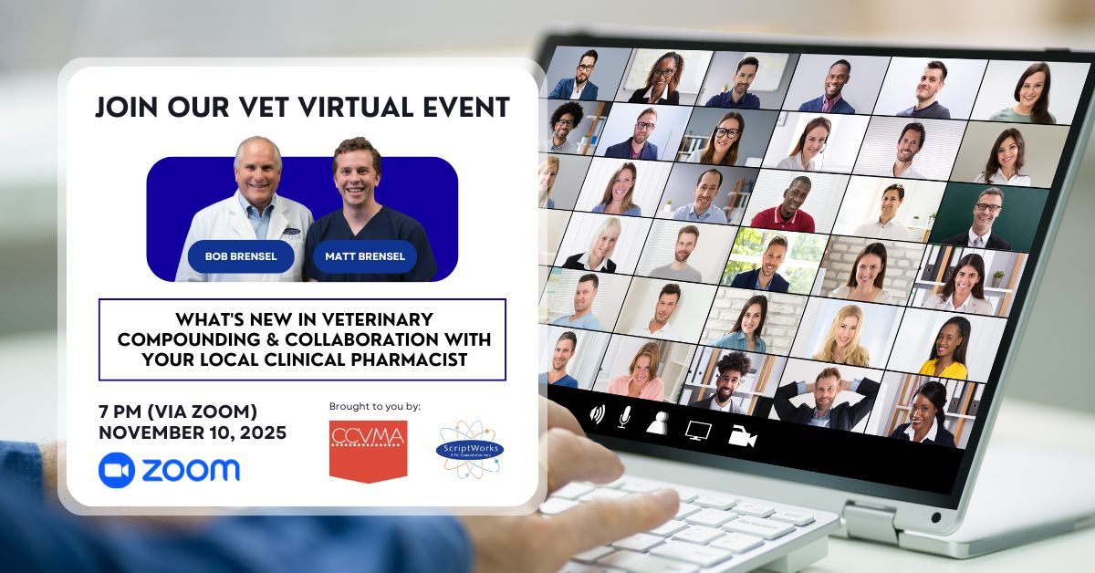 Join Our Vet Virtual Event: What's New in Veterinary Compounding and Collaborating with Your Local Pharmacist